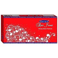 Благовония-дхупы Red Jewel (Premium Dhoop Stick), 20 шт, Satya
